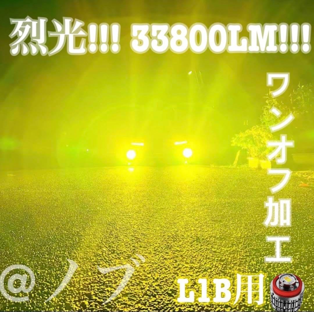 裂光シリーズ!!33800lm ホワイトフォグランプ! L1B用 【公式通販】