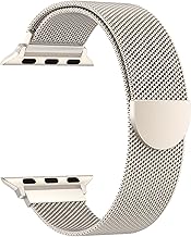 OULUOQI Replacement Bands Compatible with Apple Watch Band 44mm 46mm(Series 10) 45mm 49mm, Milanese Stainless Steel Bands for iWatch Series 11 10 9 8 7 6 5 4 3 Ultra3/2/1