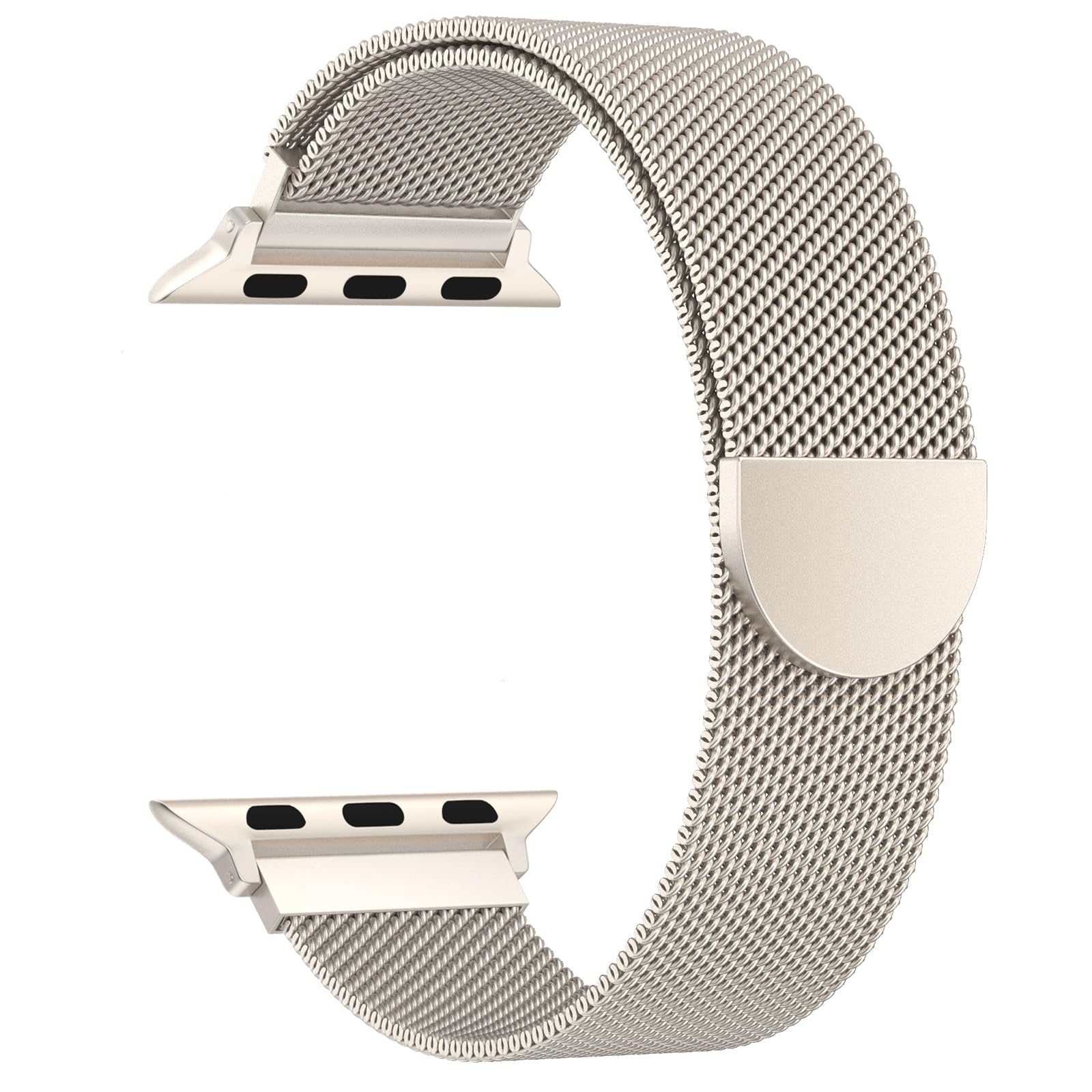 OULUOQI Cinturino Milanese per Cinturino Apple Watch 44mm 46mm 45mm 49mm | Compatibile con Apple Watch Series 12 11 10 9 8 7 6 5 4 3 2, SE 3 2 1 und Ultra 4 3 2 1 per Uomo e Donna, Magnetico