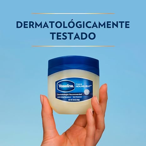 Vaseline Original Protecting Jelly with Petroleum Jelly for Damaged and Dry Skin Dermatologically Tested 100 ml Pack of 1