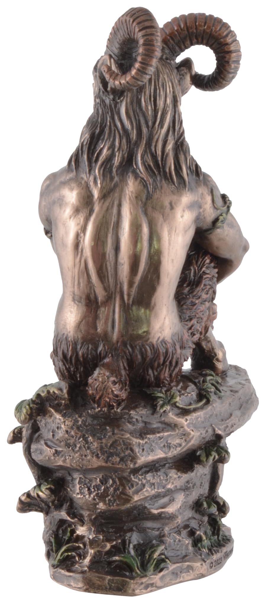VOGLER Joh. Vogler GmbH Pan, dieu grec de la forêt avec flûte de pan bronzée