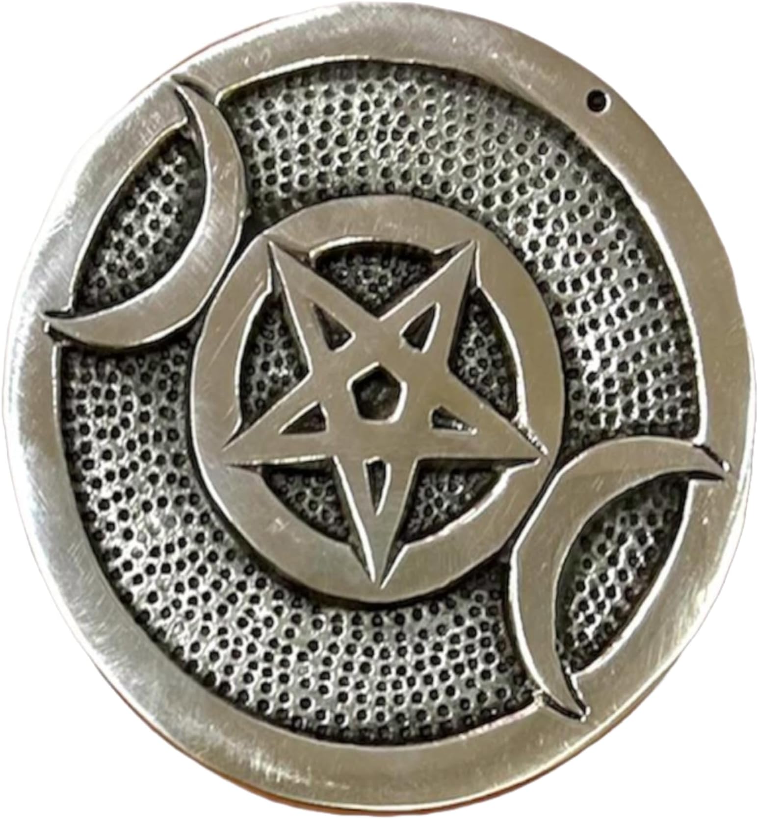 Raslok Metalic Incense Holder (Star Moon Silver)