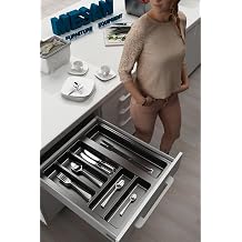 tify Mutfak  ekmece I i D zenleyici, Ka kl k 39Cm X 48Cm Yanlar Ve Boydan 4Cm Kesilebilir, Antrasit