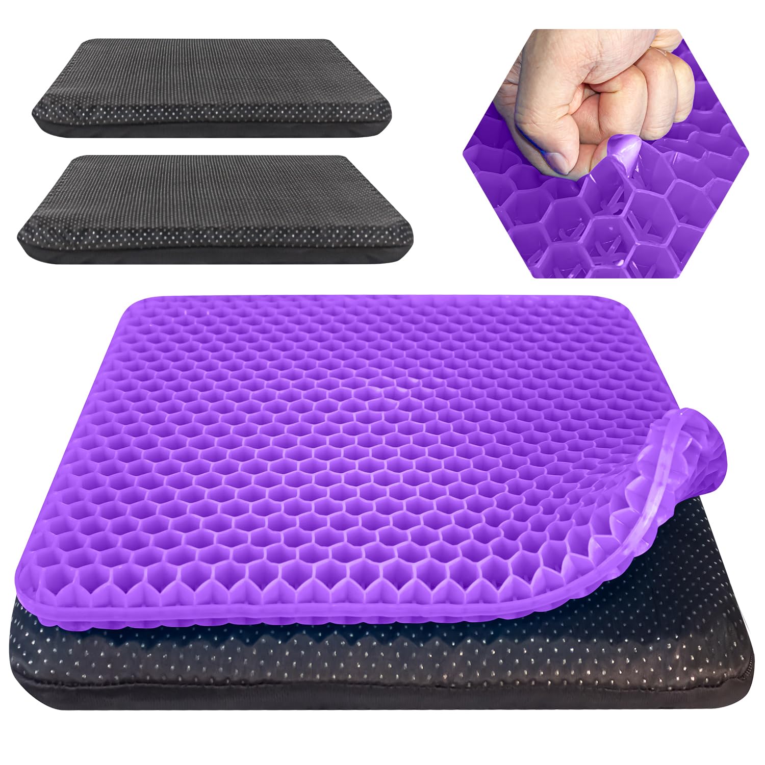 Lovezzz Coussin en Gel Multifonctionnel, Coussin de Soutien du siège de siège de siège très