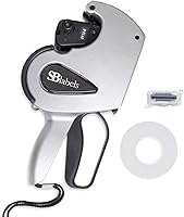 Vista 1 de Pistola de precios SBLabeler/Pistola de precios de una línea/Rollo precargado de etiquetas blancas y hoja de instrucciones