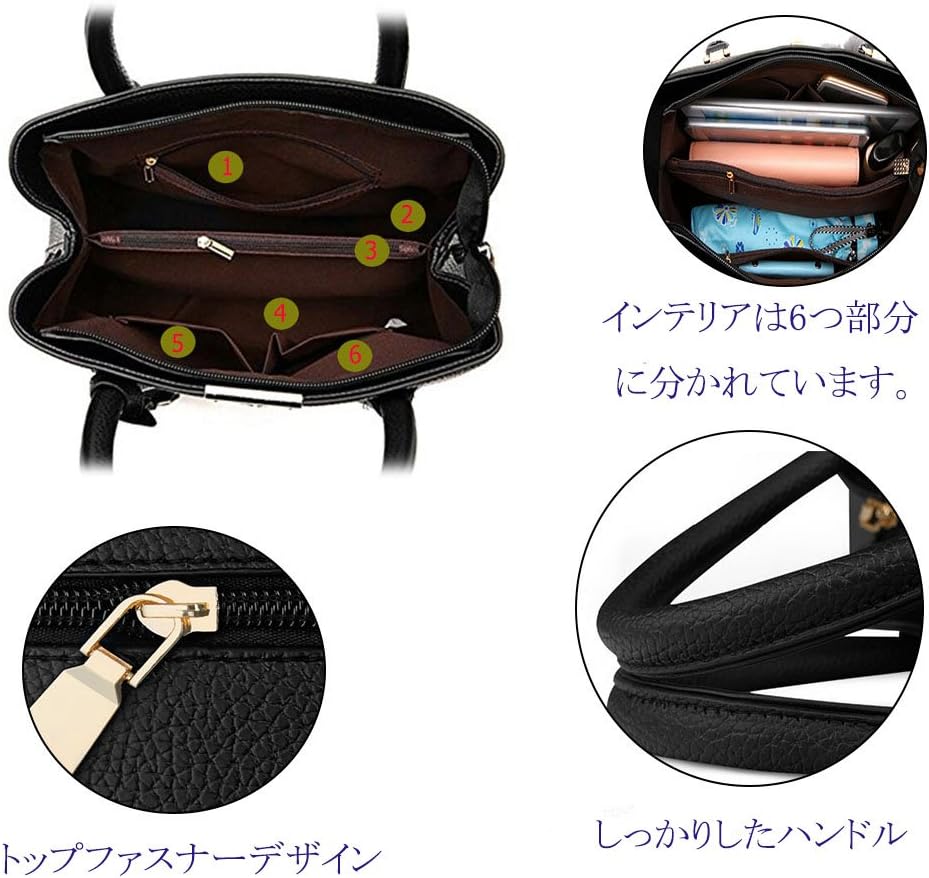 Women Classy Satchel Handbag Tote Purse Handle Bag Shoulder Bag - Image 4