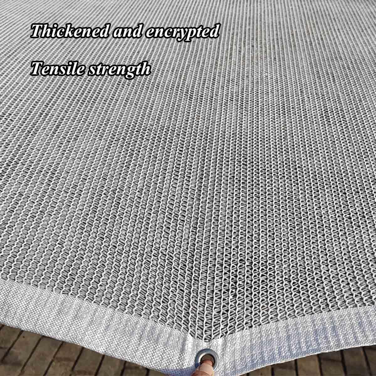 Rete ombreggiante Bianca con Protezione UV al 50% e Occhielli per Serra, fienile, canile, pollaio. Disponibile in Diverse Misure: 1x2m, 2x2m, 2x3m, 3x3m, 3x4m, 5x5m, 3x6m.