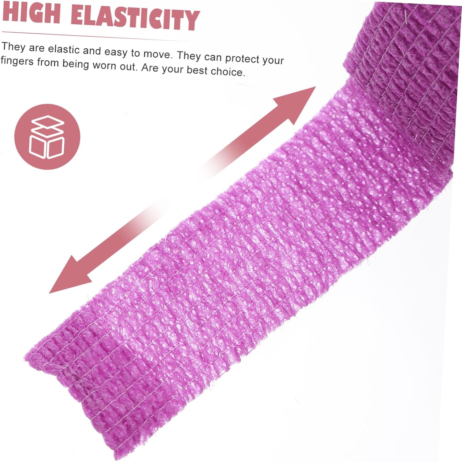 12pcs Elastic Finger Protective Tapes Self-Adhesive Non-Woven Bandages for Outdoor Sports Prevent Calluses While Writing Multi-Color for Fingers Wrists and Ankle Support