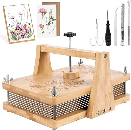 Amazon.com: NIUGRECF 1Set Large Wooden Flower Press Kit - Even