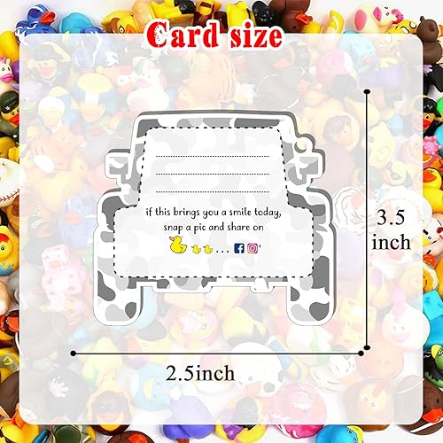 Miniatura 3 de Tarjeta de patada, etiquetas de pato, tarjeta de juego de patitos, kits de etiquetas de pato incluye 20 etiquetas de pato, 20 patos de goma