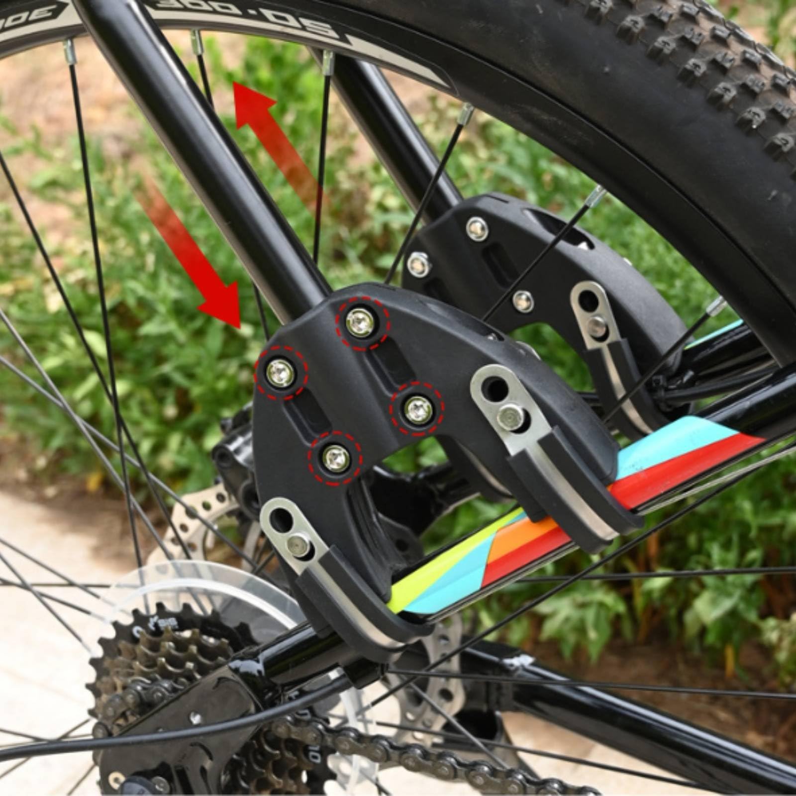 Portaequipajes Trasero para Bicicleta Alforjas Bicicleta Portabultos