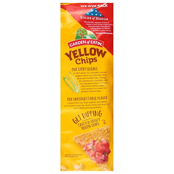 Garden of Eatin' Corn Tortilla Chips, Yellow Chips, 1 lb bag 5