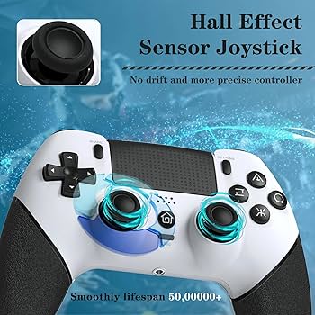 Amazon | QISI ps4 コントローラー ワイヤレス接続 ブラック ホワイト