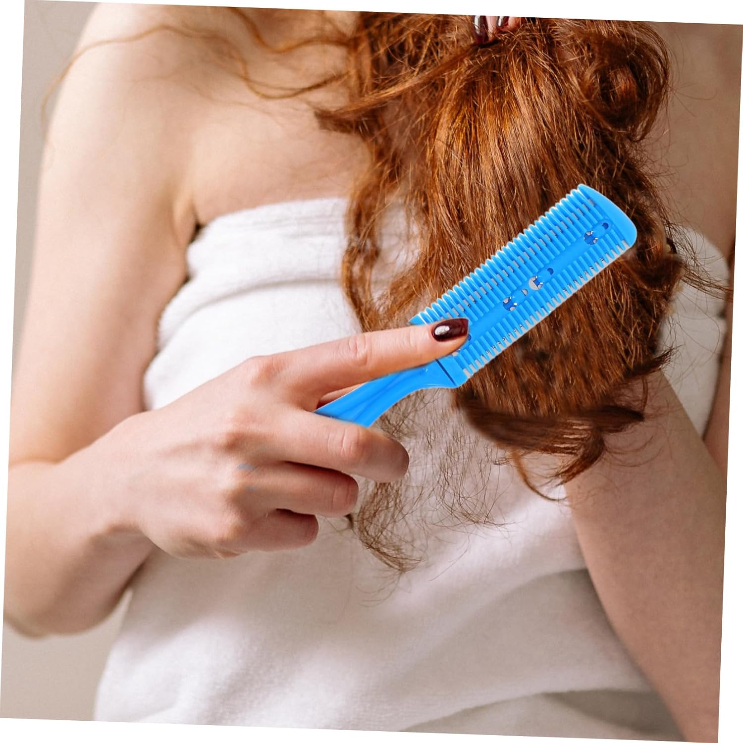 DOITOOL Double-sided Hair Cutter Comb Stainless Steel for Precision Haircuts for and Short Hair