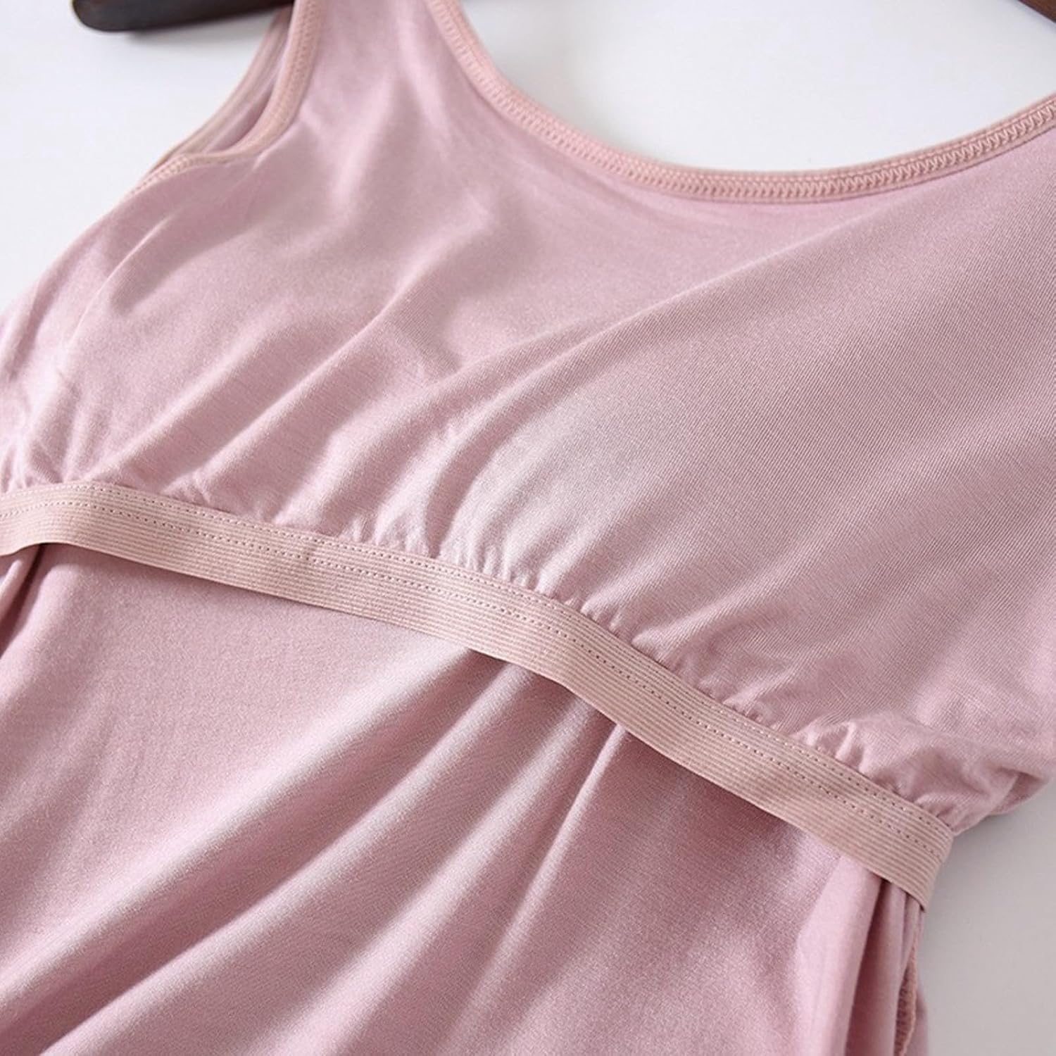 Womens Tank Tops with Built in Bras Summer Padded Sports Built-in Bra Shirts Recerback Casual Workout Camisole