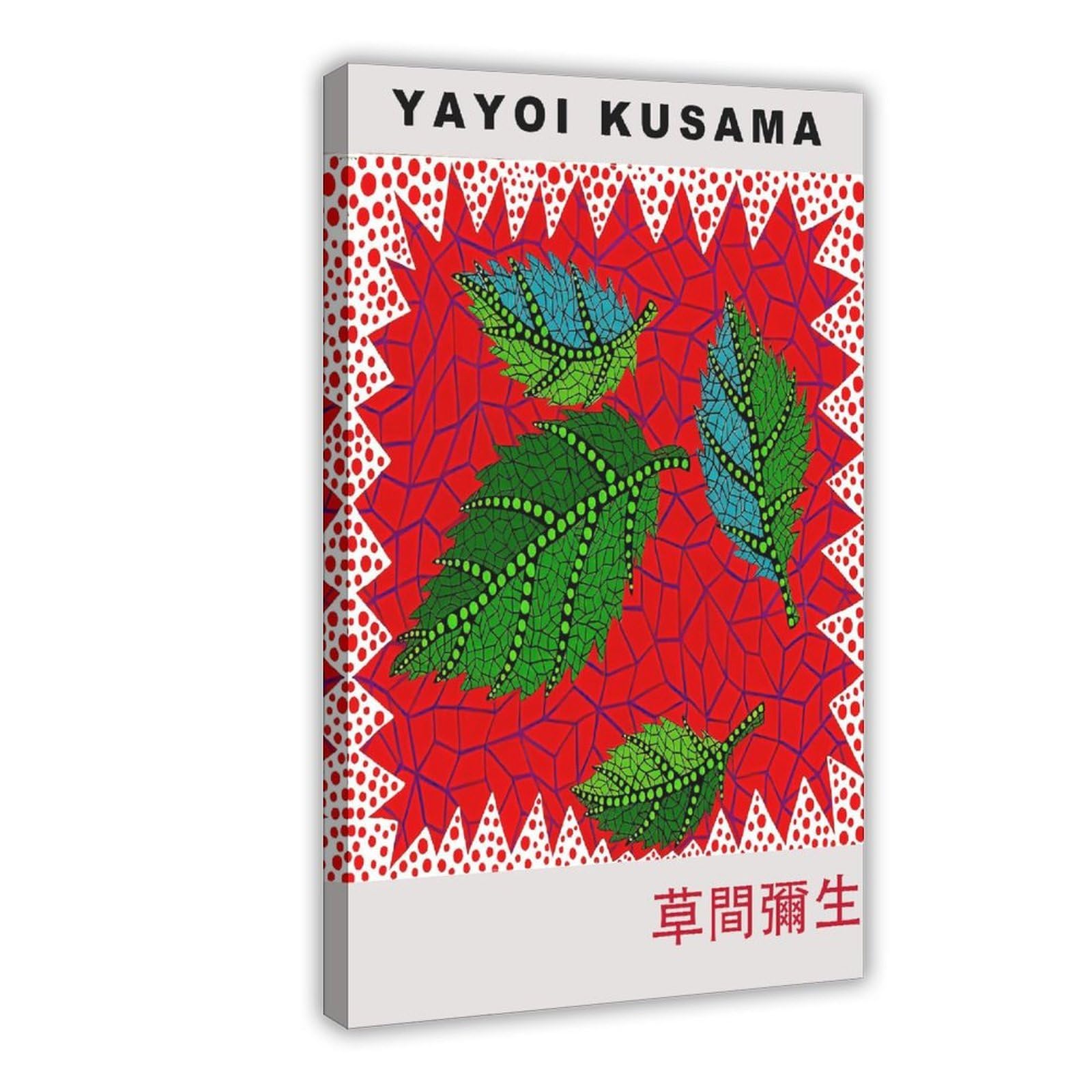 YAYOI KUSAMA Fallen Leaves Poster Canvas Poster for Living Room Decor Gift