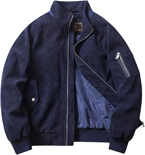 Corduroy Bomber Jacket Men Spring Autumn Military Air Force Jackets Male Slim Fit Windbreaker Pilot Coats Men Jackets