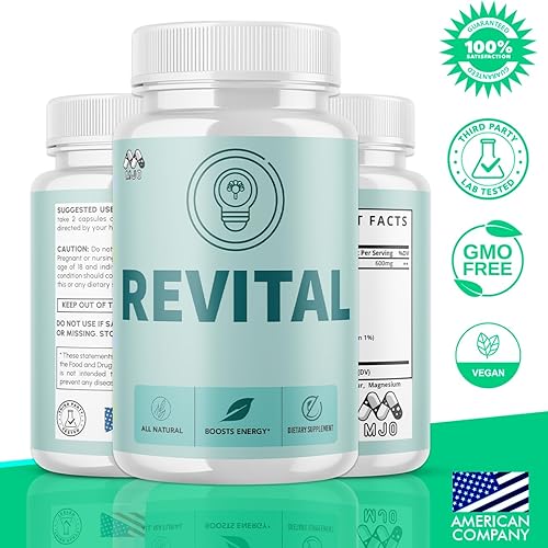 Miniatura 2 de Revital Capsules, píldoras oficiales de apoyo Revital con todos los ingredientes naturales, suplemento de fórmula avanzada para salud y bienestar