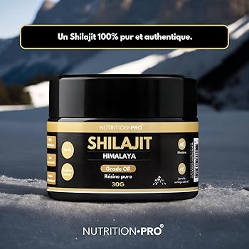 Shilajit Pur De L'Himalaya - Résine Douce Biologique, 100% Naturel, Neuf