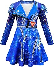 Girls red princess dress blue pink dress with zip jacket for carnival 4-12 years
