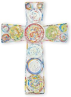Cross, Handmade Recycled Paper Ornament