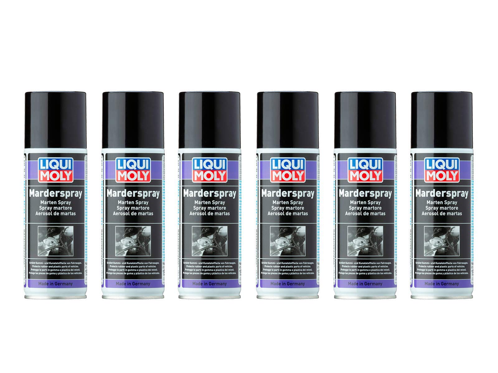 6X Original Liqui Moly 200ml Marderspray Marten Spray Marder-Spray Anti-Marder