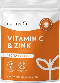 Nutravita Vitamin C & Zink - 120 Tabletten