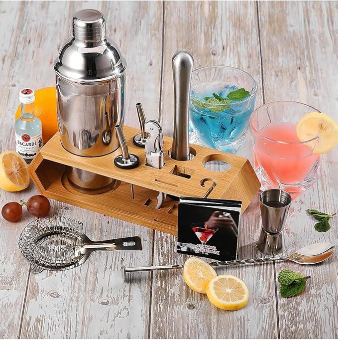 Set de Coctelería 10 Piezas con Base, 750ml miniatura 2