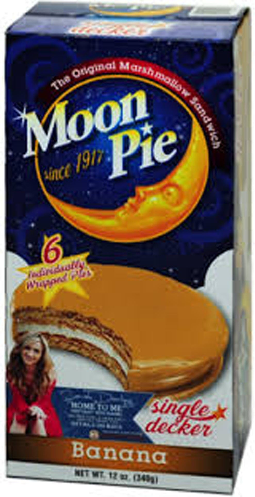 Banana Moon Pies Single Decker, 2 Boxes
