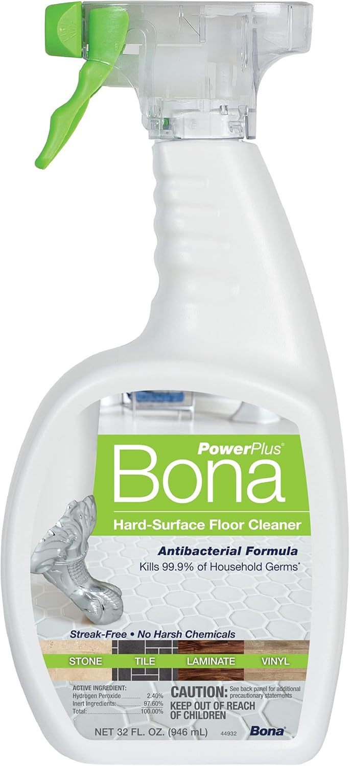 Buy Bona PowerPlus Antibacterial HardSurface Floor Cleaner Spray, for