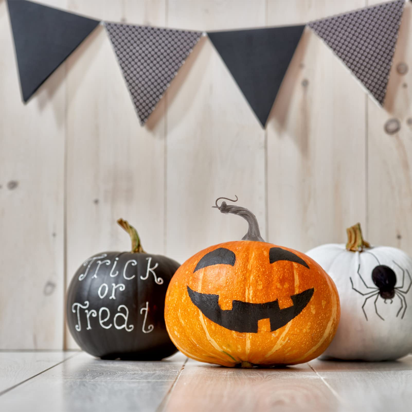 jojofuny 50 Piezas Tallos de Calabaza de Halloween Cabeza de Calabaza de Plástico DIY Suministro de Calabaza Halloween Cabez de Calabaza Artificial para Halloween Acción de Gracias Cosecha