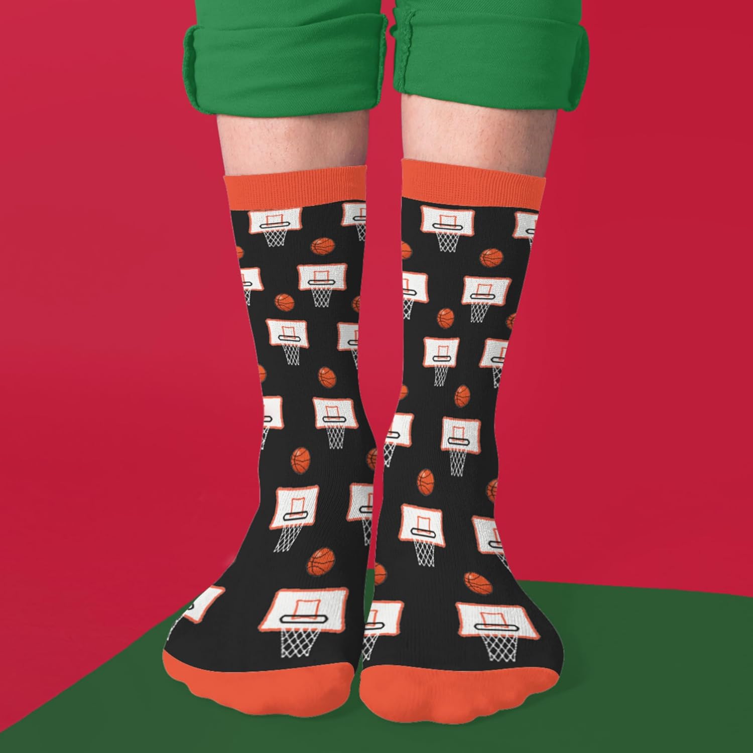 FOURSTUFF Ski, Cycling, Basketball, Golf, Pickleball, Softball, Volleyball, Wrestling, Soccer - Sports Socks for Women Men - Image 6