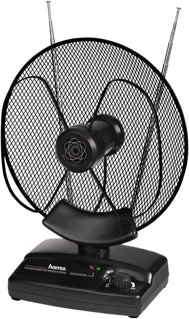 Thomson Hd Zimmerantenne Für Tv Radio Ant1410 Hama DVB-T Zimmerantenne digital und analog für TV/Radio schwarz
