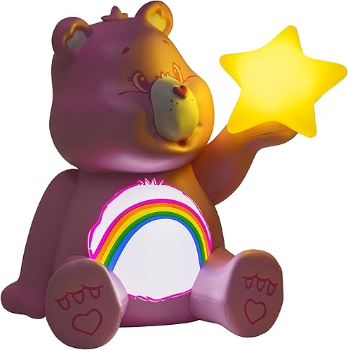 Miniatura 3 de Paladone Care Bears Cheer Bear GloBuddies - Luz nocturna LED 3D con licencia oficial, decoración de dormitorio y escritorio, regalo coleccionable