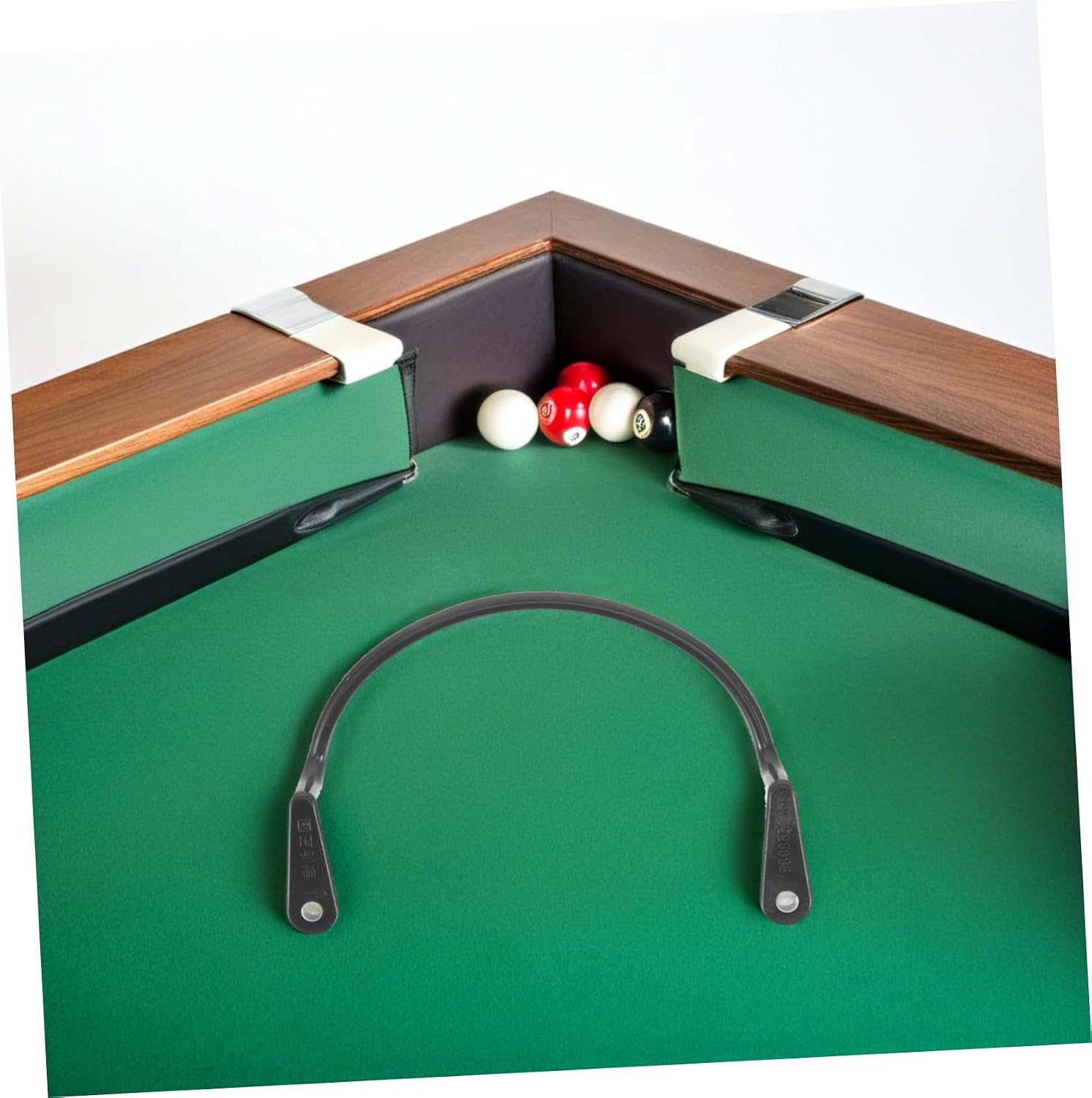 2 Sets Billiard Pocket Holder Black Aluminum Alloy | Universal Fit, Quick Installation, Enhanced Stability, Indoor Game Room Use, Optimized Play Support