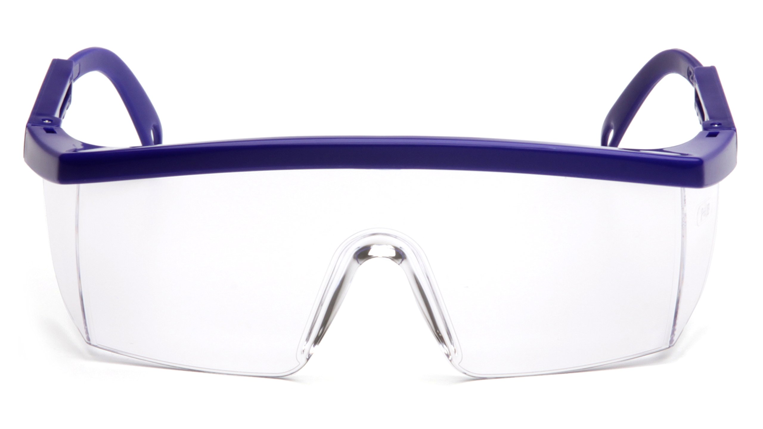 Pyramex Integra Safety Eyewear, mixte, Blue Frame/Clear Lens