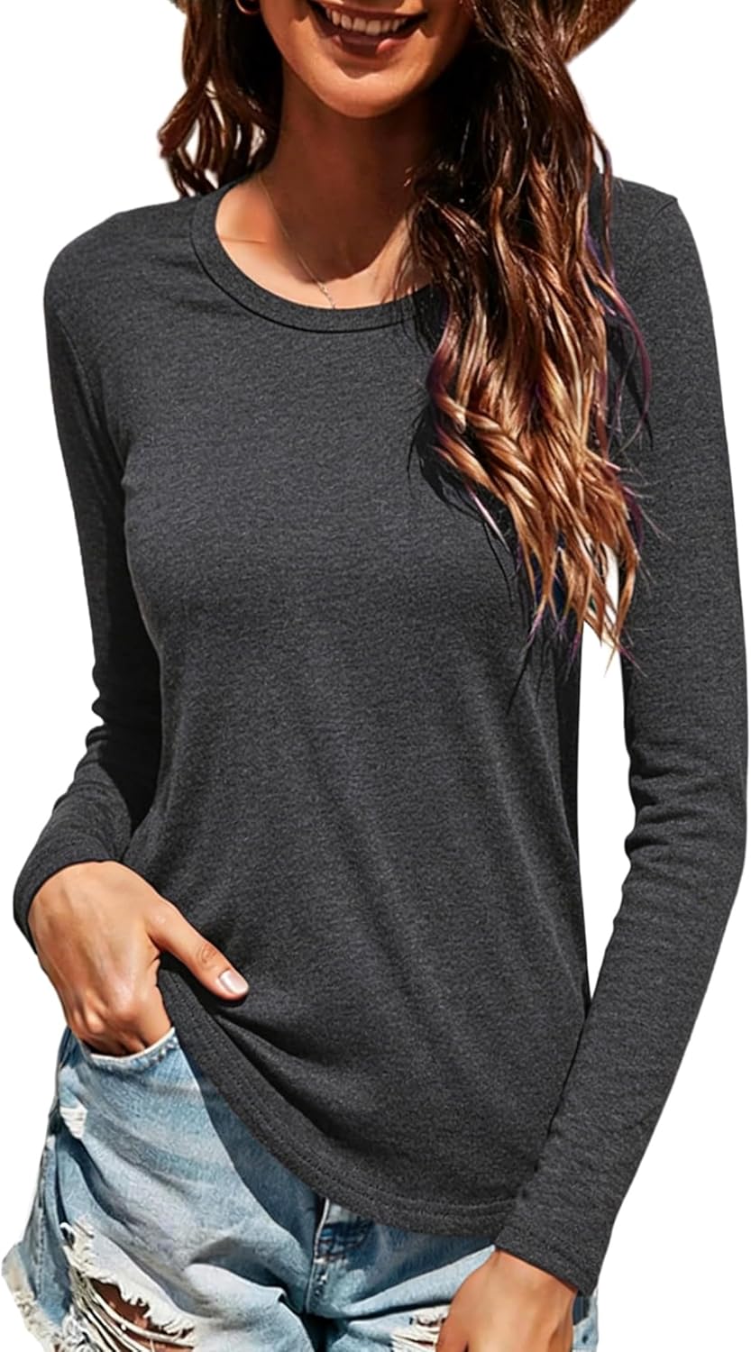 Armedangels Shirt met lange mouwen en ronde hals, model 'Jaaleaa' in