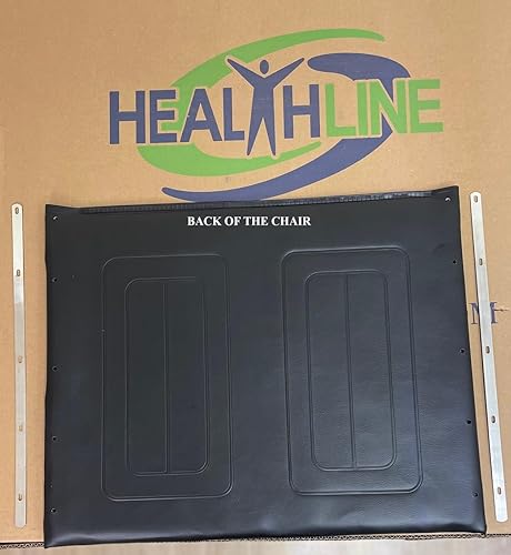 Miniatura 2 de Healthline Trading - Vinilo universal para tapicería para silla de ruedas, funda acolchada de repuesto para silla de ruedas, cojín de asiento para