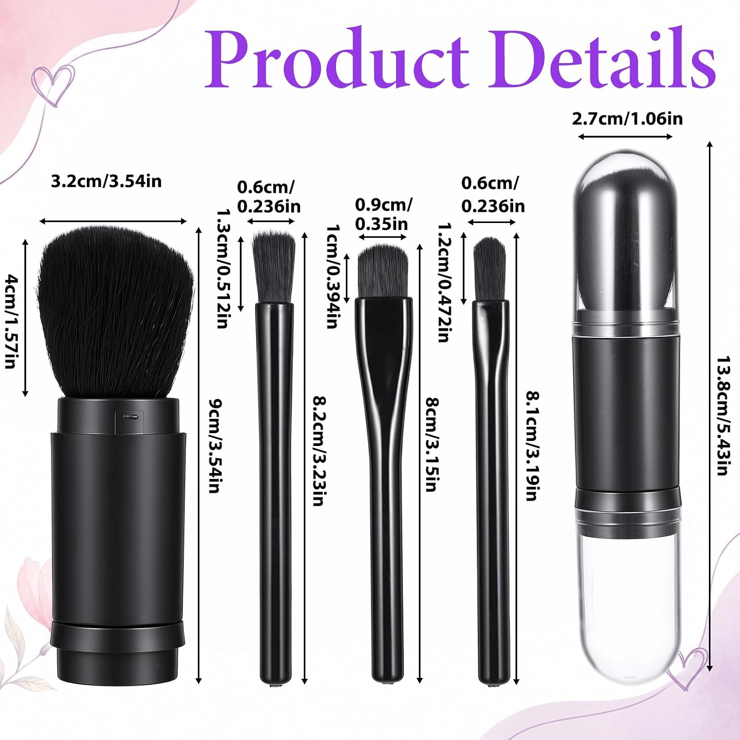 4 PCS Mini Duster for Desk, Small Duster Brush for Keyboard Cleaning