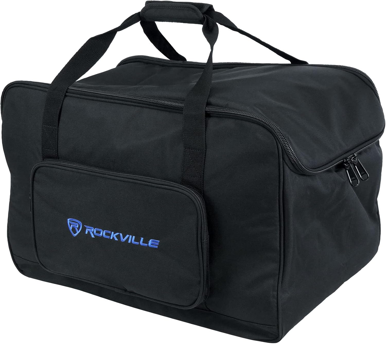 Rockville TB10 v2 Speaker Bag for 10” DJ PA Equipment, Stand Storage, Interior Straps, Water-Resistant Design