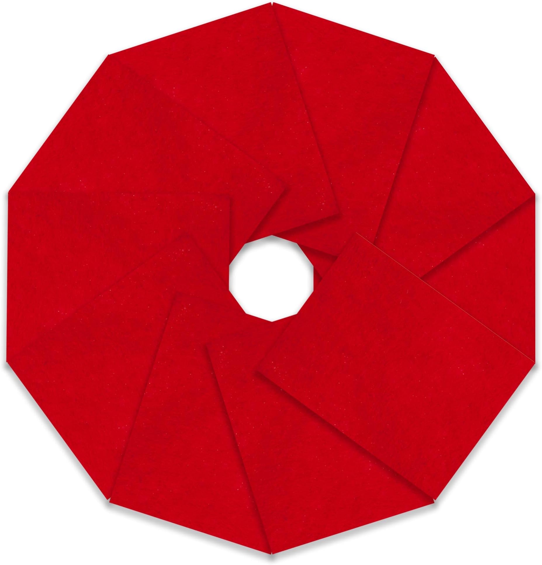 Trimits Craft Felt, 10 Pack, Oriental Red