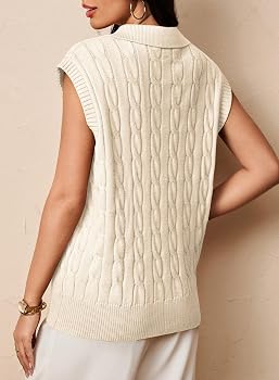 Dokotoo Summer Sweaters for Women Crewneck Oversized Cropped