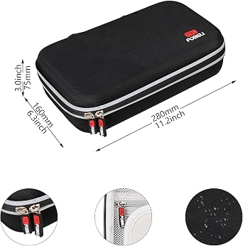 FBLFOBELI Hard Carrying Case for Logitech G Cloud Handheld Gaming Console, Protective Hard Shell Carry Case with Accessories Storage (Case Only)