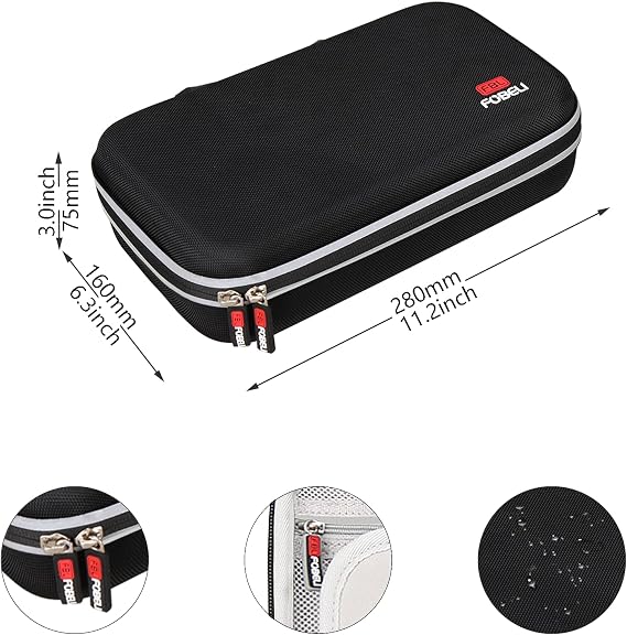 FBLFOBELI Hard Carrying Case for Logitech G Cloud Handheld Gaming Console, Protective Hard Shell Carry Case with Accessories Storage (Case Only)