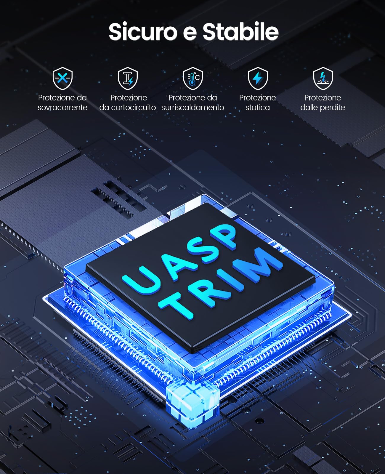 ORICO Dual Bay Docking Station Hard Disk USB 3.2 Gen1 con Clonazione Offline per HDD SSD SATA da 2,5 e 3,5 Pollici, Dock per Disco Rigido Fino a 40TB con UASP e Cavo 2-in-1 (DD28C3-C)