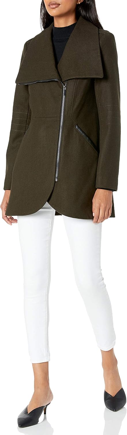 French Connection Women's Tulip Hem Coat : Clothing, Shoes & Jewelry