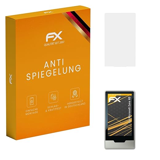 Protector de pantalla atFoliX para Microsoft Zune HD
