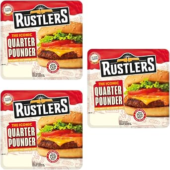Quarter Pounder Rustler Cheese Burger 190 G 3 Cheese Burgers