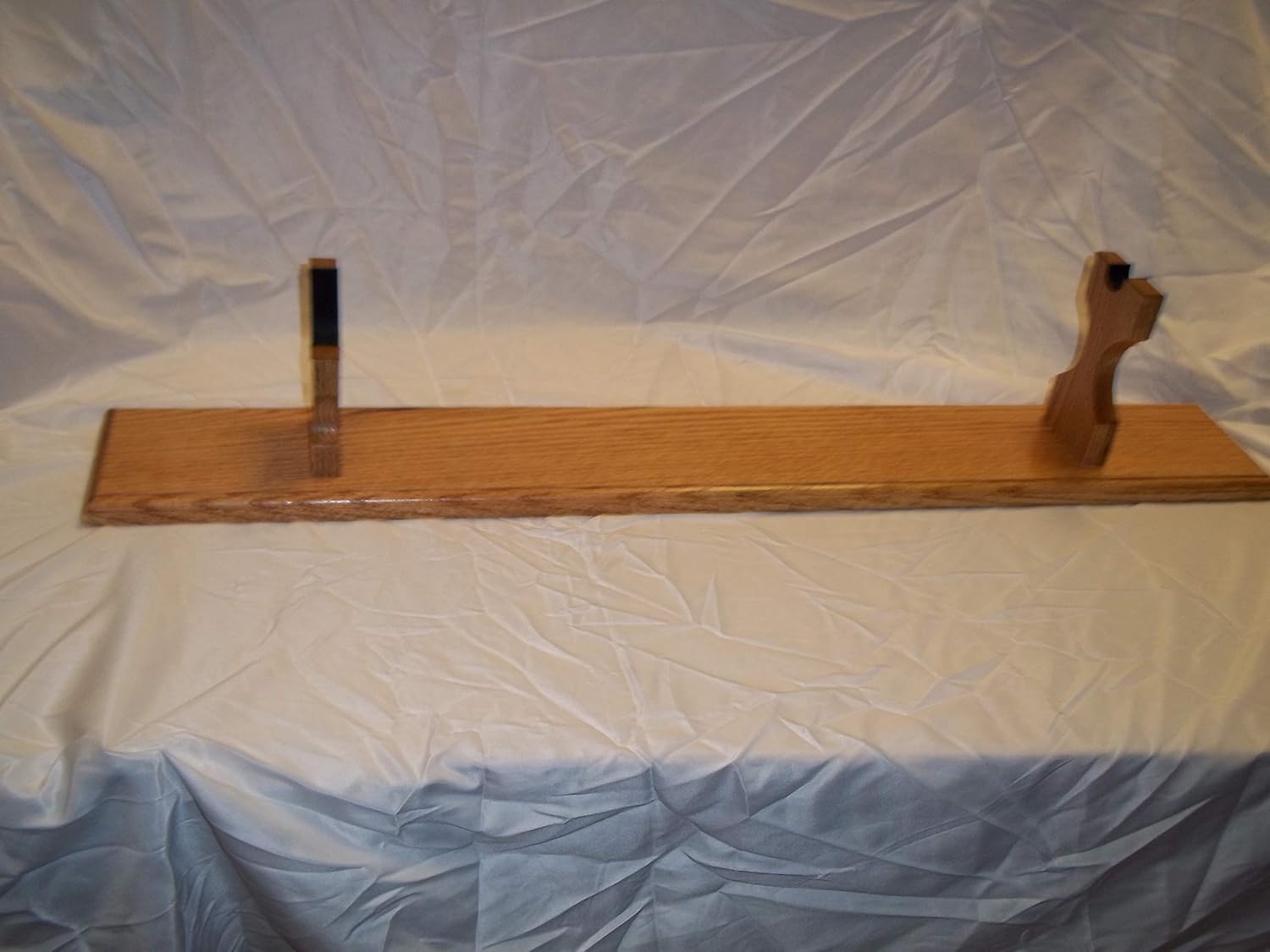 Handmade Beauty Mantle Style Display Rack for 30-30 or Rifles ~ Golden Oak Finish