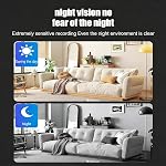 Upgraded Ultra-Invisible No-Plug Camera, Invisible Mini Spy Camera Wireless, Mini Hidden Camera, HD 1080p, Indoor Security Cameras for Pet/Baby/Nanny (4pcs)